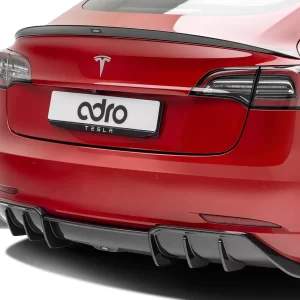 Tesla Model 3 Premium Carbon Fiber Rear Diffuser